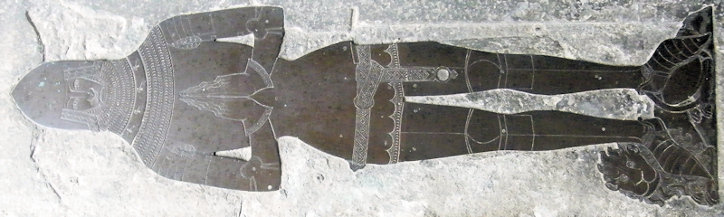 Wotton Under Edge - St Mary Thomas Berkley 1417 and wife Margaret Warren 1392